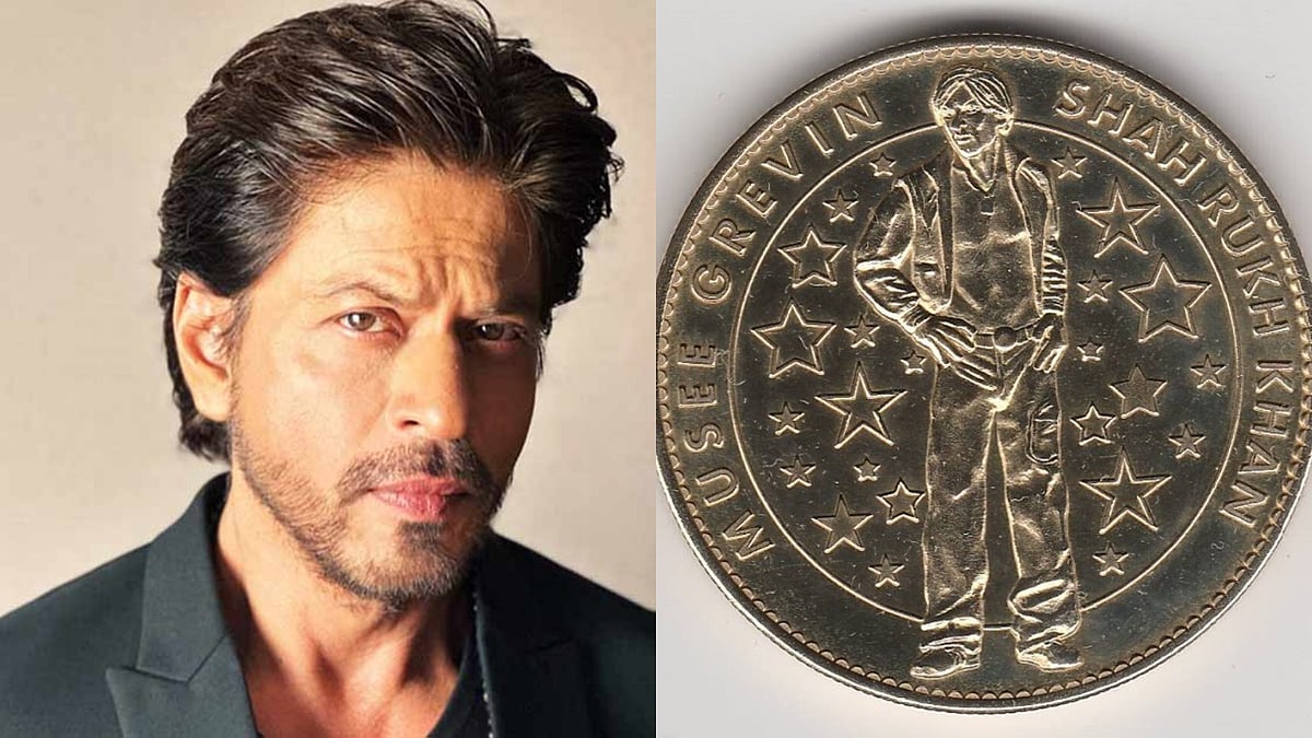 Instagram, X : Grevin Museum issues a customised gold coin to honour Shah Rukh Khan 